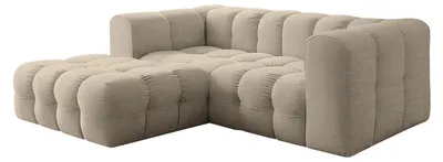 Produktbild von Ecksofa Baloo L mini, für das Wohnzimmer, Stoff Moly, links, beige