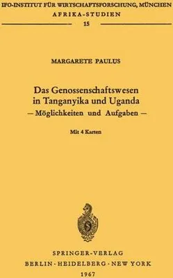 Produktbild von Das Genossenschaftswesen in Tanganyika und Uganda