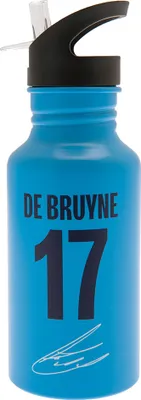 Obrázok produktu pre Manchester City FC - Fľaša na vodu "Kevin De Bruyne", hliníková TA10544 (jedna veľkosť) (modrá)