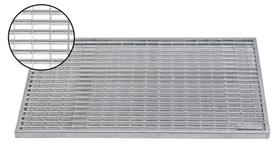 Produktbild von ACO Pressrost V-Stab Stahl Stahl, verzinkt, 60 x 40 cm