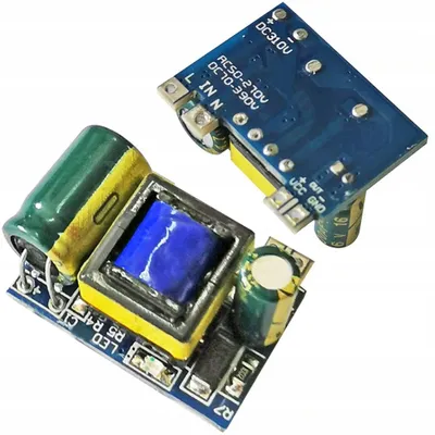 Image de Module d'Alimentation Rosfix 12V 300mA 3.5W – Sortie Stable | Entrée 220V AC | Protection Surtension | Compacte 23,5x15mm | Alimentation CC