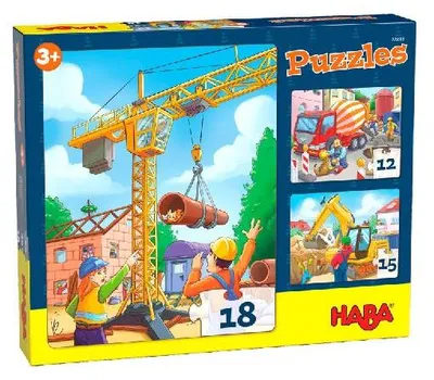 Produktbild von Puzzles Baustellenfahrzeuge
