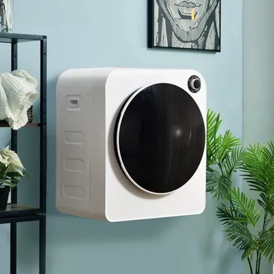 Image de Sèche-linge mural - Compact et économe en énergie - Acier inoxydable - Silencieux - Mini-sèche-linge