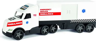 Produktbild von Wader Magic Truck Anbulanz- Einsatzfahrzeug im Schaukarton ,36210