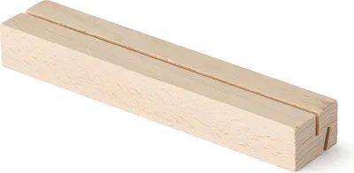 Produktbild von Metrie | Dablin-15BA2 Holz-Kartenhalter, 2 Nut, Reinbuche | 15 cm