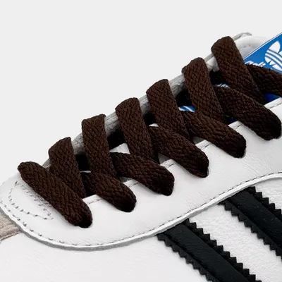 Zdjęcie produktu dla Płaskie sznurowadła Darkchocolatebrown do Nike Air Force 1, Jordan & Adidas - Sneaker Flatlaces Shoelaces -140cm