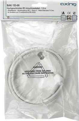 Produktbild von Axing BAK 153-00 ST Antennenkabel Winkel 1,5m