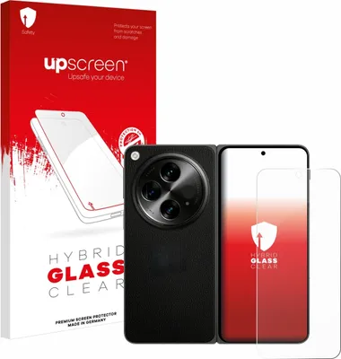 Produktbild von upscreen Schutzglas für OnePlus Open (case-friendly) Schutzfolie Panzer Folie Glas Display Schutz klar