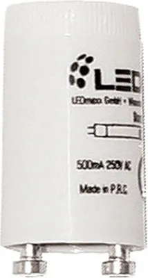 Produktbild von Starter für LED T8 Röhren, 250V AC, 500mA, Durchmesser 20mm, Höhe 39mm