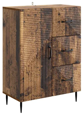 Image de Buffet vidaXL en bois recyclé 66 x 34,5 x 89,5 cm, aggloméré