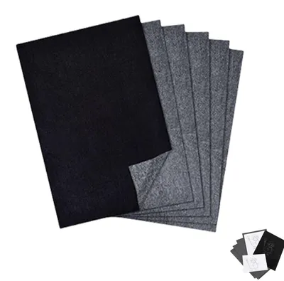Transferpapier A4, 50 Blatt, schwarz, Kohlepapier, Durchschreibepapier
