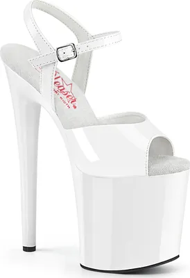 Produktbild von NAUGHTY-809 Damen Sandale von Pleaser, Weiß  , EU 41, US 11