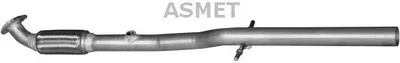 Produktbild von ASMET Abgasrohr Auspuffrohr für OPEL Meriva B (S10) Vorne 05.187
