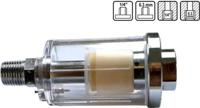 Produktbild von 1/4' Druckluft-Wasserabscheider Mini Filter Luftfilter Wasserabscheider Abscheider