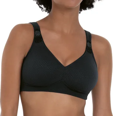Produktbild von Anita Leni Komfort BH ohne Bügel Elastisches Jacquard-Gewebe, Doppellagige, nahtlose Cups, Breite, gepolsterte Träger