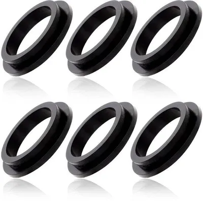 Imagen del producto de Juego de 6 juntas de repuesto – Piezas de reemplazo – Juntas de goma – Compatible con la bomba de filtración de arena Intex – Medidas 5,6 x 1 x 3,8 cm – Color  – Junta para filtro