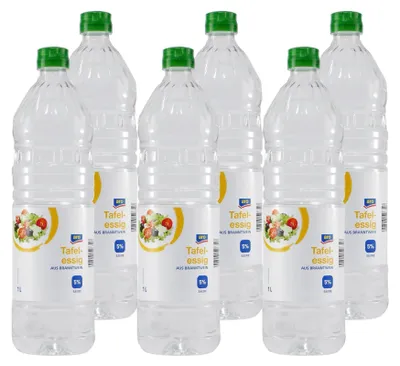 Produktbild von aro Tafelessig 5% Säure (8 x 1,0L)
