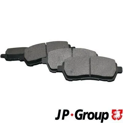 Produktbild von JP GROUP 1563700610 Bremsbeläge Satz Hinten für FORD MONDEO IV Turnier (BA7) Focus II Schrägheck (DA, HCP, DP) S-MAX (WA6) GALAXY (WA6) KUGA I