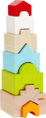 Image de Haba Tour d'empilage en bois House on House