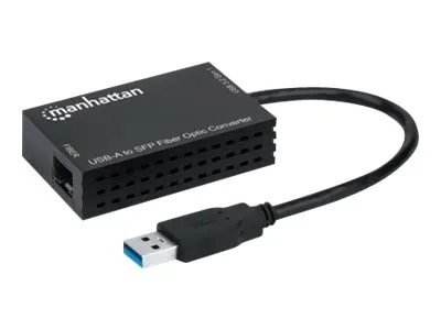 Immagine prodotto di Manhattan 152297 MANHTTAN USB-A auf SFP LWL-Konverter USB 3.2 Gen1 1000Mbit/s