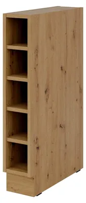 Produktbild von Unterschrank Regal 15 cm Eiche Artisan für Küchenzeilen