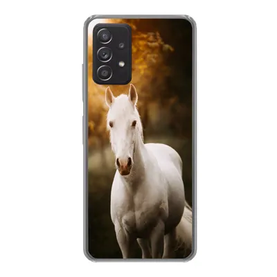 Produktbild von MuchoWow® Handyhülle Schutzhülle Hülle für Samsung Galaxy A33 5G Pferd - Licht - Sonne Silikon Softcase Handy Hülle - Kartenhalter