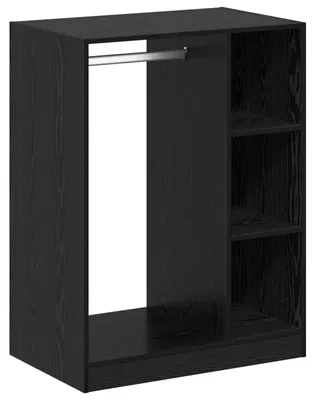 Immagine prodotto di Guardaroba con lo scaffale Rovere Nero 77 x 48 x 102 cm