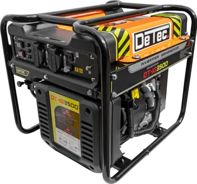 Produktbild von Inverter Stromerzeuger DeTec. 3,5 kW | Benzin Stromgenerator 230V leise | Notstrom Inverter Generator