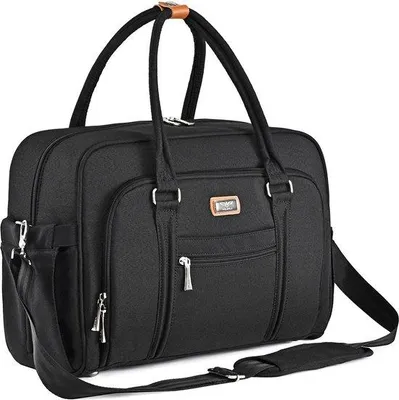 Produktbild von Famanu Wickeltasche mit Wickelunterlage und isolierten Fächern - Schwarz