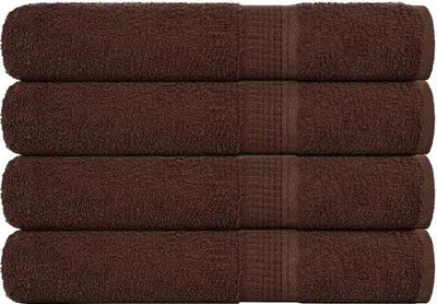 Productafbeelding van Saunahanddoeken FROGN 4 st 80x200 cm 360 g/m² bruin