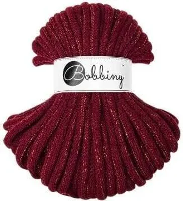 Produktbild von Bobbiny Jumbo 9 mm 30 m Golden Wine Red Schnur
