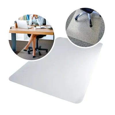 Produktbild von Universelle PVC Bodenschutzmatte für niederflorige Teppichböden, 116 x 150cm, Rechteckig