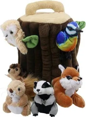 Obrázok produktu pre The Puppet Company hand puppet tree house - prstové maňušky hracia súprava zvieratá