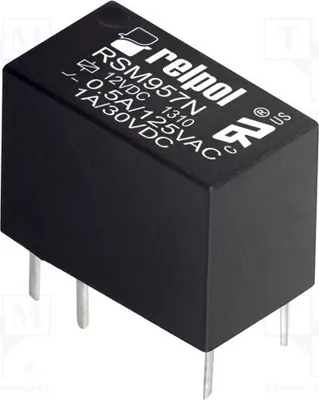 Produktbild von 1x Relais: elektromagnetisch 0,5A/125VAC USpule : 12VDC   1A RSM957N-0111-85-S012