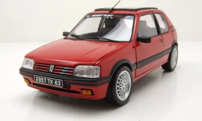 Produktbild von Norev 184846 Peugeot 205 GTi 1.9 PTS-Deko 1991 rot 1:18