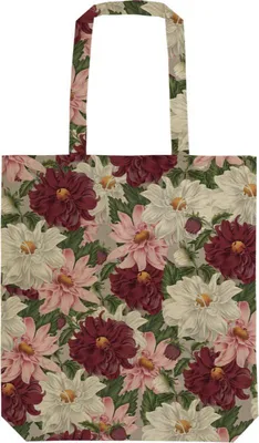 Productafbeelding van Stoffentas "Paarse Dahlia"