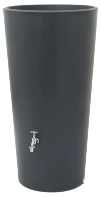 Obrázek produktu pro Sud na déšť antracit RAINBOWL FlOWER 150 litrů k výsadbě