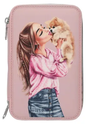 Produktbild von 14008 TOPModel Dots - Gefüllte 2-Fach Federtasche in Rosa