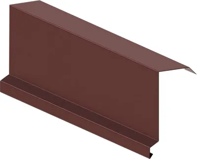 Zdjęcie produktu dla Szyna nawietrzna RŠ 333, 3 mm, czeskie aluminium, brązowy RAL 8017