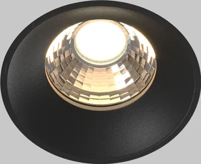 Zdjęcie produktu dla Oprawa wpuszczana oczko okrągła czarna 880lm LED 12W Round Maytoni