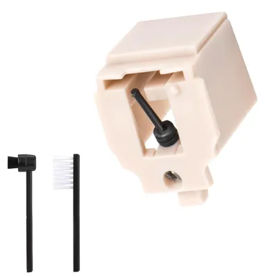 Image de Aiguille de remplacement pour platine, avec 2 brosses de nettoyage, compatible avec les platines Audio-Technica AT-LP60X, accessoire