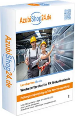 Image de Lernkarten Werkstoffprüfer FR Metalltechnik