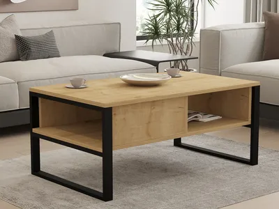 Immagine prodotto di Skye Decor, Devon Orta- Sapphire Oak, tavolino, rovere zaffiro, 100% pannelli truciolari rivestiti in melamina, 100 x 44 x 60 cm