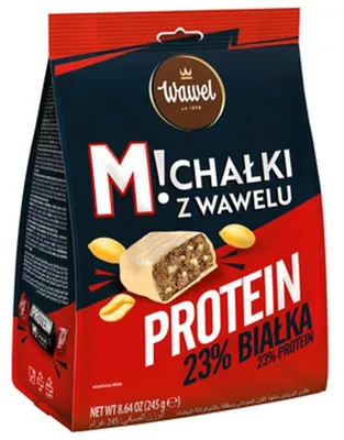 Zdjęcie produktu dla Wawel Cukierki Michałki Proteinowe 245 g