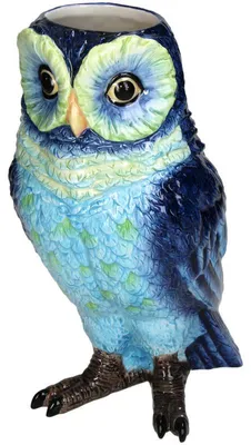 Obrázok produktu pre Vase Owl, farba Dolomite Blue – 21,3 cm