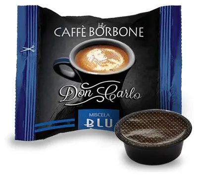 Produktbild von Caffè Borbone Don Carlo Miscela Blu, Kaffeekapsel, Kaffee, A Modo Mio, 1 Tassen, 7,2 g, 100 Stück(e)