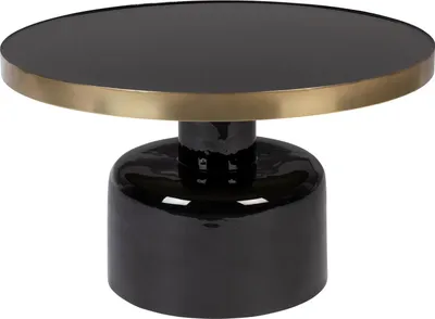Produktbild von Zuiver Glam Couchtisch Rund 60 cm Schwarz/ Gold