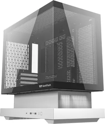 Immagine prodotto di darkFlash - F1 Bianco + 6 ventole - Custodia per computer