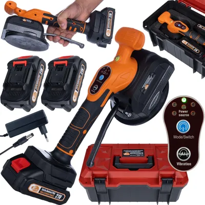 Immagine prodotto di Rosfix Set Orange Mosquito OM21V – Aspirapolvere Vibrante Senza Fili 21 V, 800 W, 120 kg, 2 x 3000 mAh, Custodia