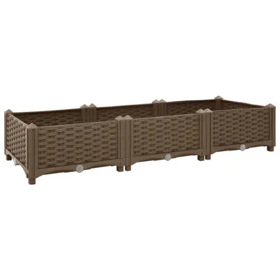 Zdjęcie produktu dla Donica Do Podniesionej Rabaty, 120X40X23 Cm, Polipropylen Lumarko!